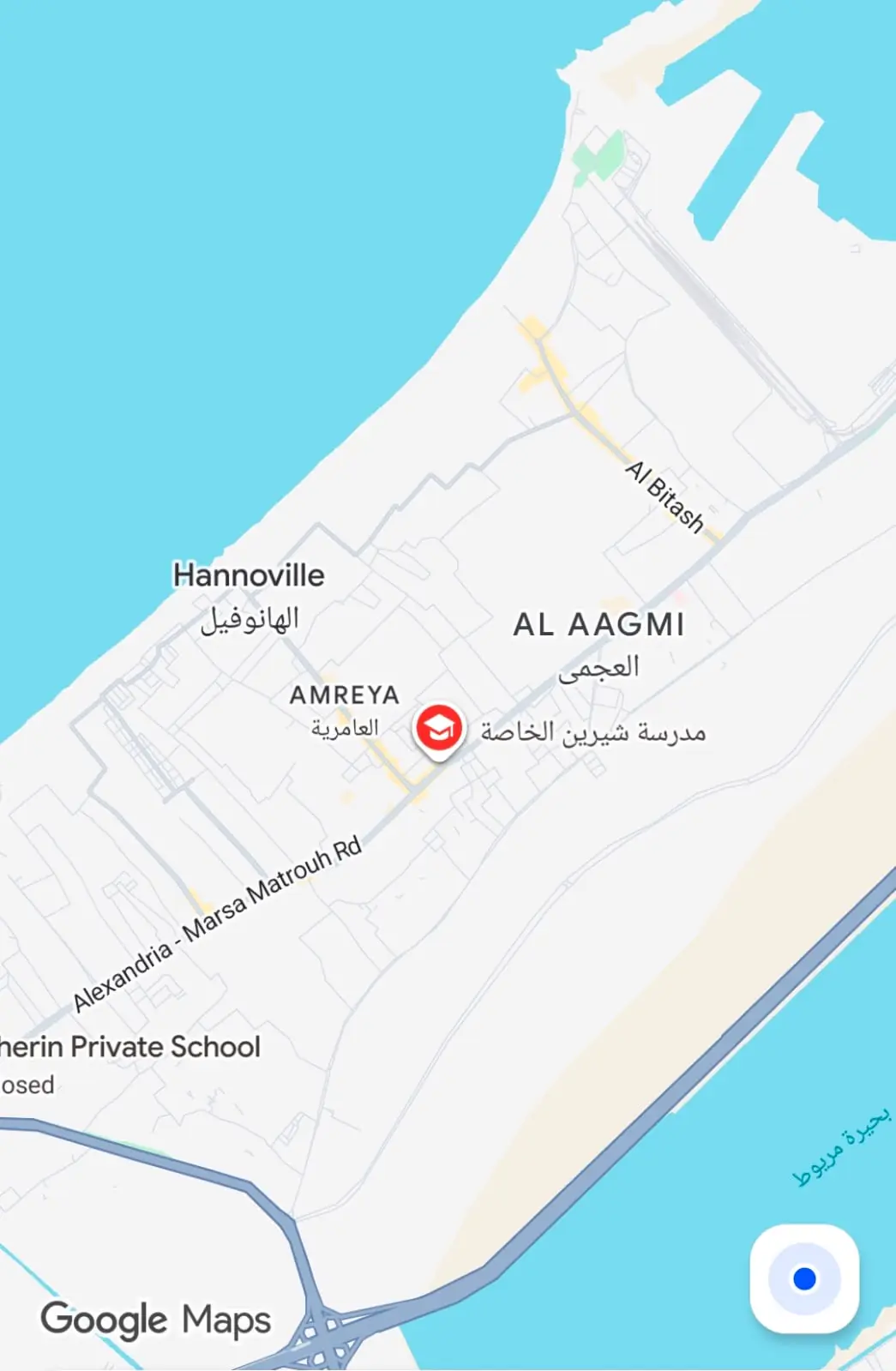 خريطة موقع الشركة