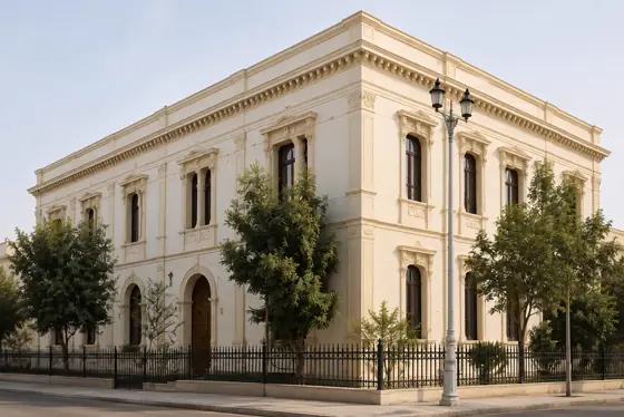 تركيب GRC مبنى ساحة المتحف اليوناني الروماني